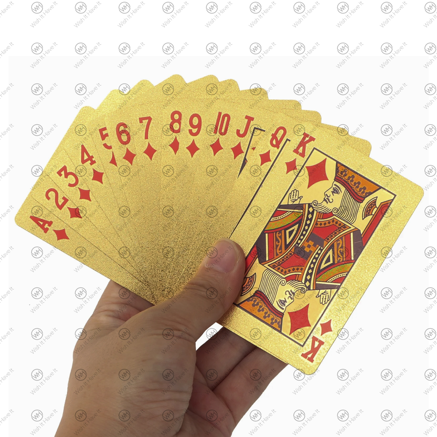 Wish IT Have IT Golden Playing Card