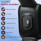 Wish IT Have IT Have Bouncefit M I D116 Fitness Band Smart Watch for Men, Women, Boys, Girls, Kids – Single Touch Interface, Water Resistant, Workout Modes, Quick Charge Sports Smartwatch – Black I2