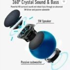 Wish IT have It Ultra Mini Wireless Bluetooth Speaker, Heavy Metal Electroplating Round Design, Quick Charge, Multicolour2